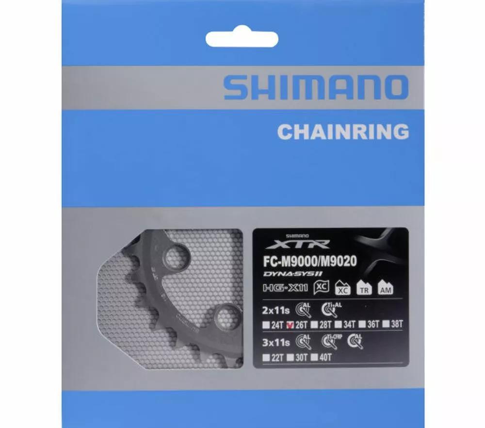 Shimano Kettenblätter XTR FC-M9000/M9020 2-fach 1 Shimano Kettenblätter XTR FC-M9000/M9020 2-fach