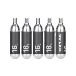 Topeak 16g CO2 Kartuschen Mit Gewinde (5er Set)