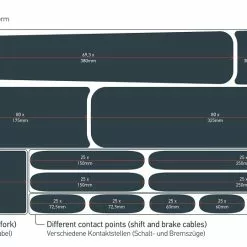 Luxhield Rahmen Lackschutzfolie E-Bike Universal -MAXXIS Verkäufe ebk parts