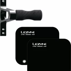 Lezyne Wheel Hook, CNC Aluminium, Mit Gummi, Schwarz