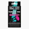 Muc-Off Tubeless Tag Holder & 44mm Valve Kit Black